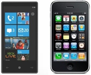 Windows Phone 7 and iPhone